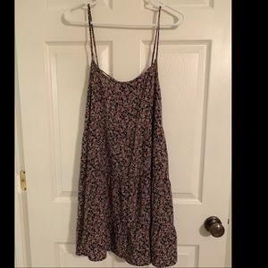 Pink Paisley Floral Tank Dress